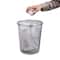 Mind Reader 2 Piece Garbage Round Metal Mesh Waste Basket Recycling Bin